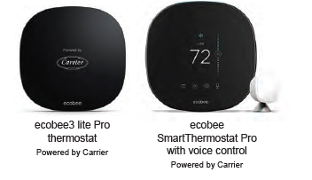 Ecobee 3 lite pro and Ecobee Smart Thermostat Pro with voice control