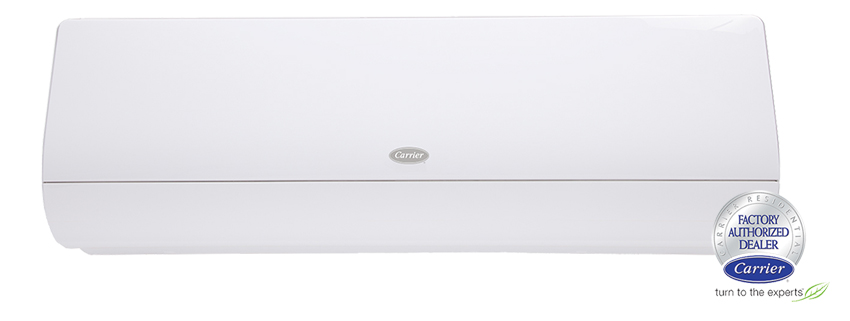 Carrier ductless mini-split HVAC system installed in a Westlake, OH home for quiet, energy-efficient heating and cooling.